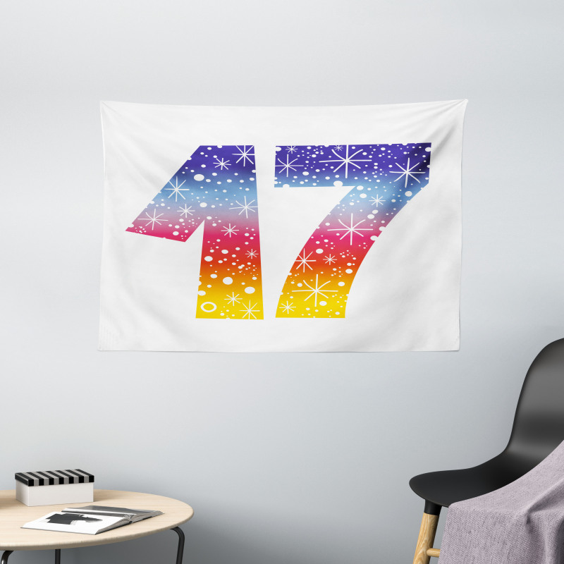 17 Party Wide Tapestry