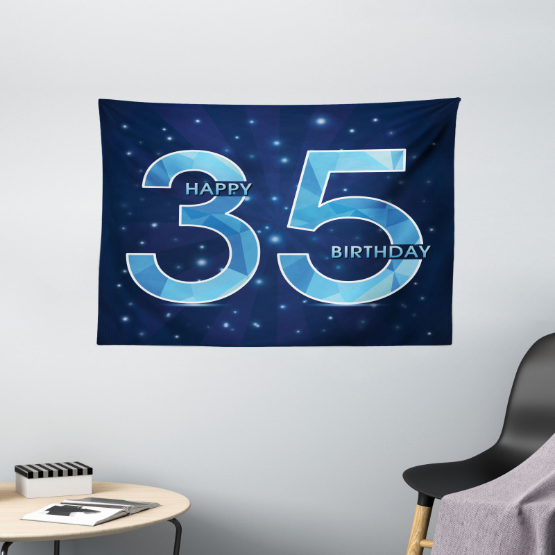 Thirthy 5 Modern Wide Tapestry