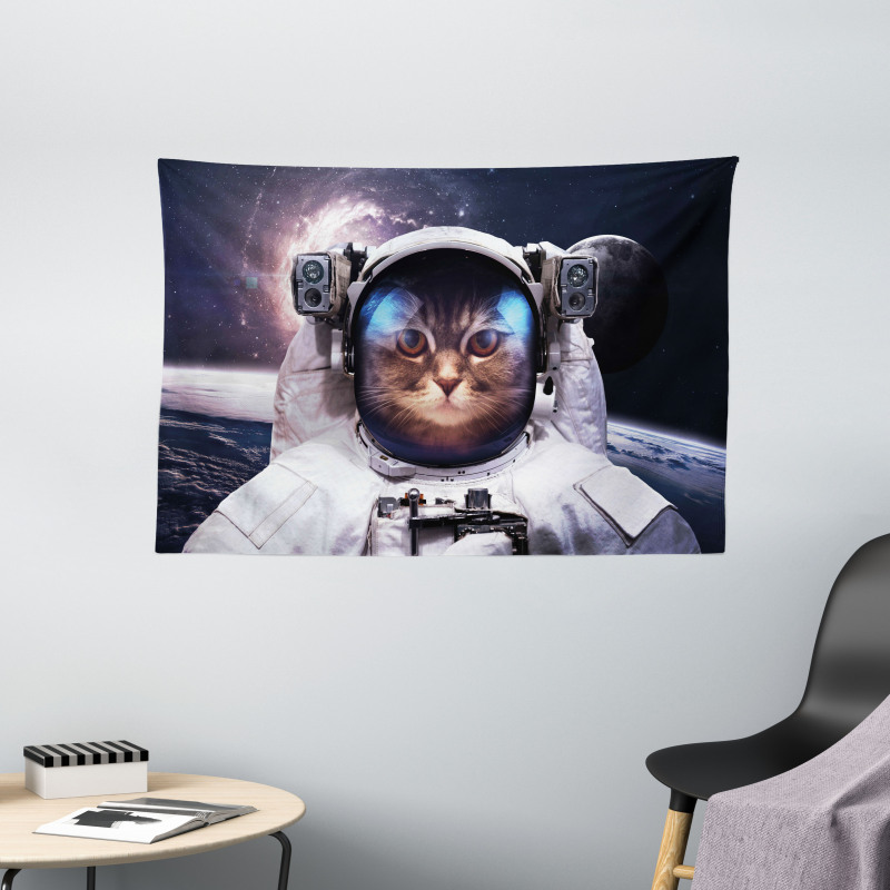 Cosmos Cluster Zodiac Wide Tapestry