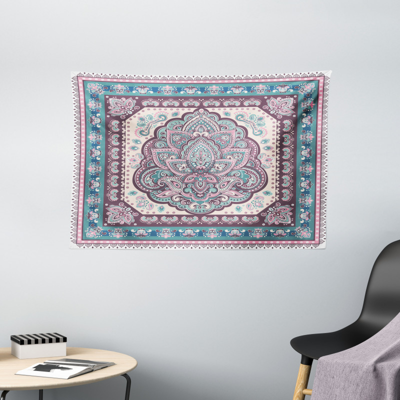 Paisley Oriental Wide Tapestry