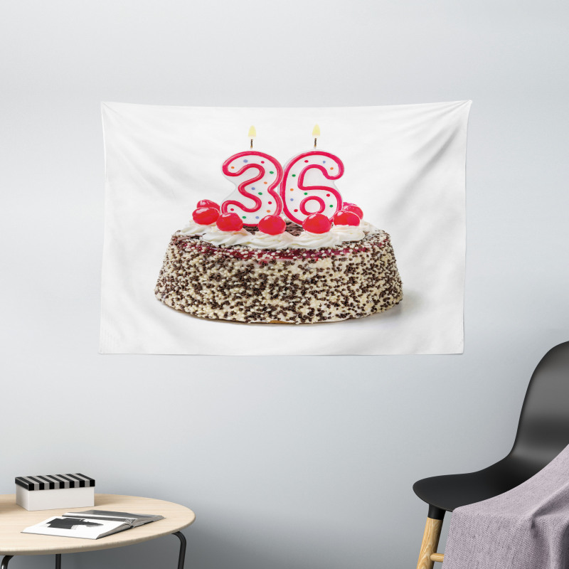 Birthday Sprinkles Wide Tapestry