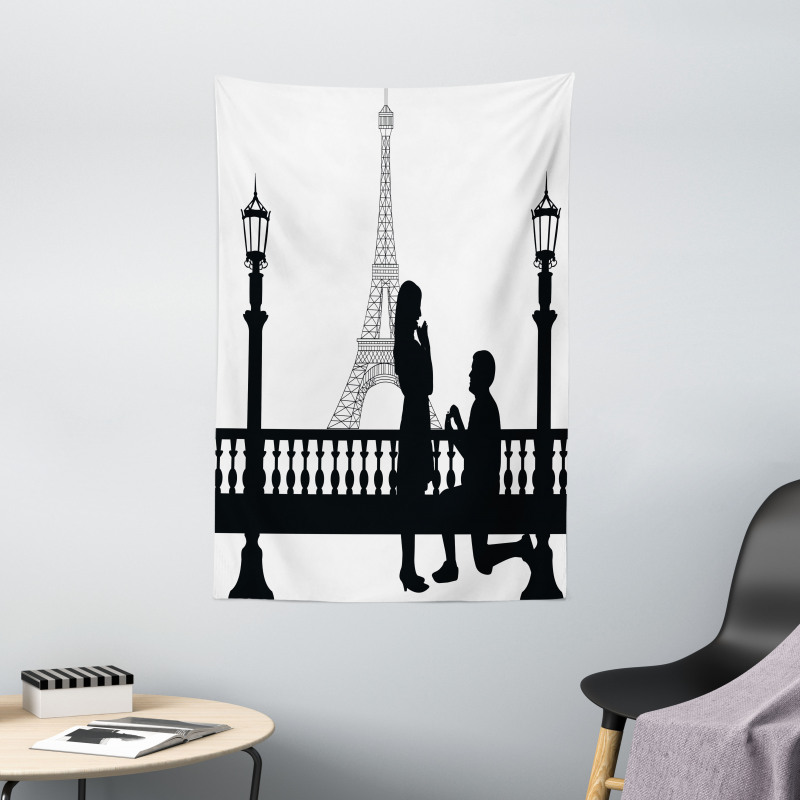 Paris City Lovers Tapestry