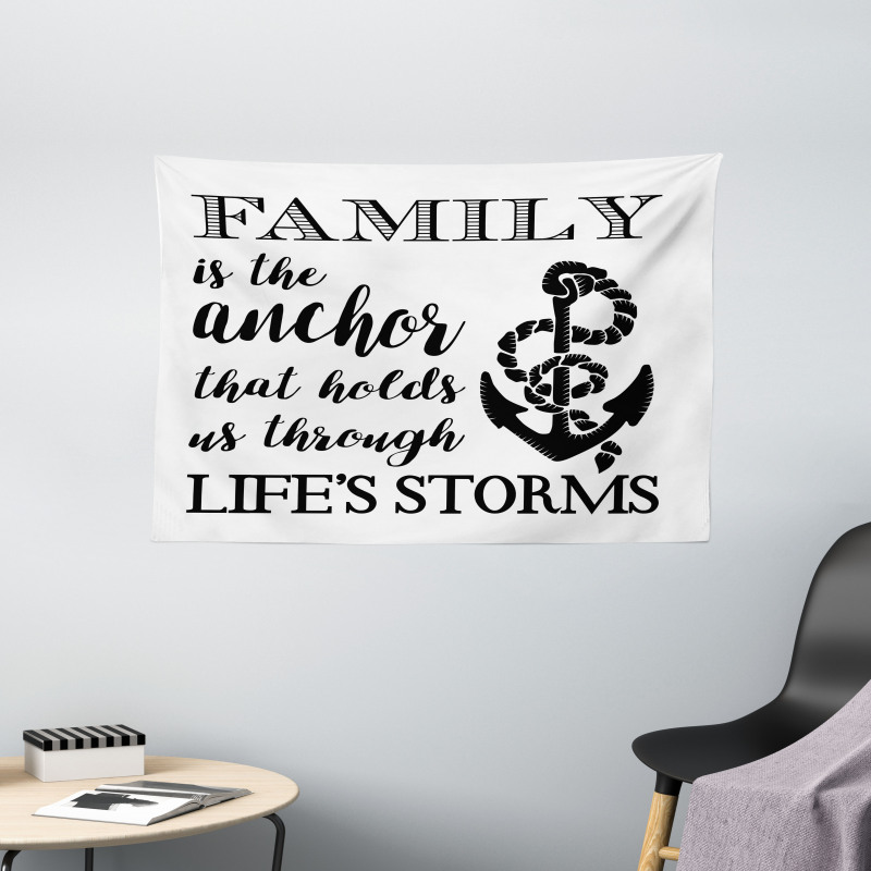 Family Anchor Wide Tapestry