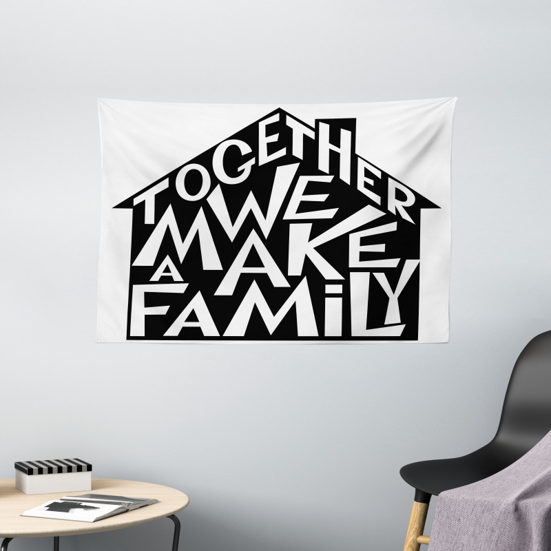 Family House Wide Tapestry