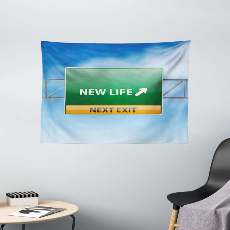 New Life Concept Wide Tapestry