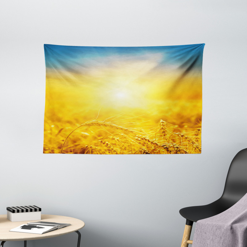 Harvest Wheat Wide Tapestry