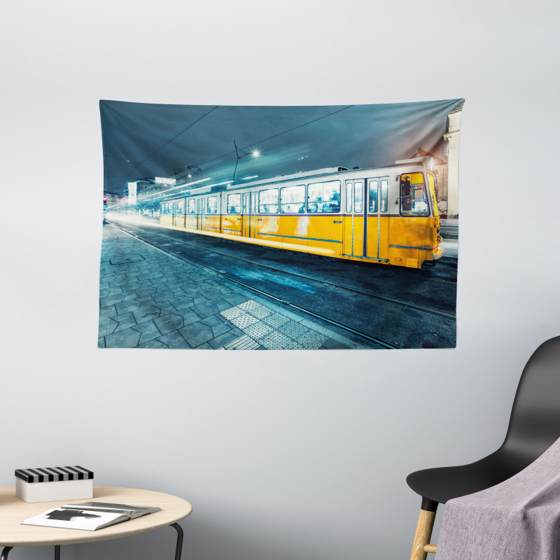 Old Tram City Wide Tapestry