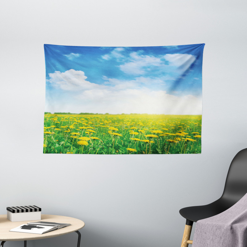 Field Grassland Wide Tapestry