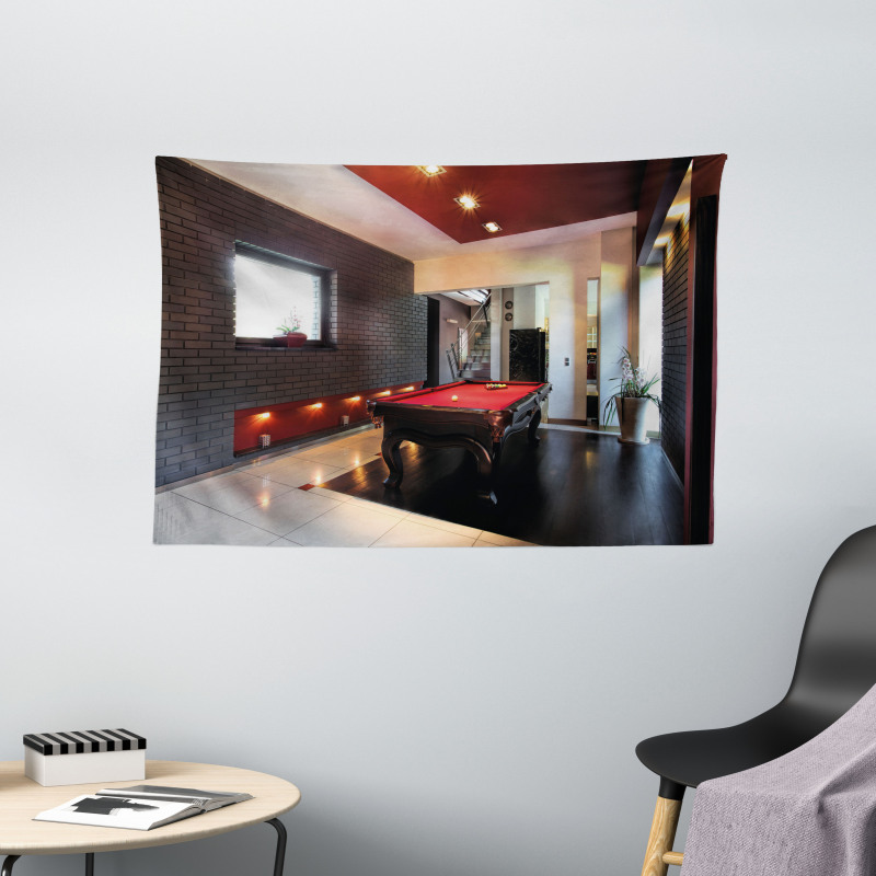 Pool Game Snooker Table Wide Tapestry