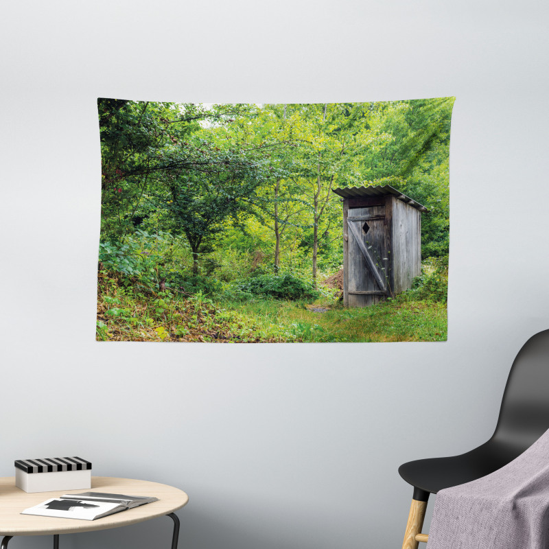Cottage Forest Wide Tapestry