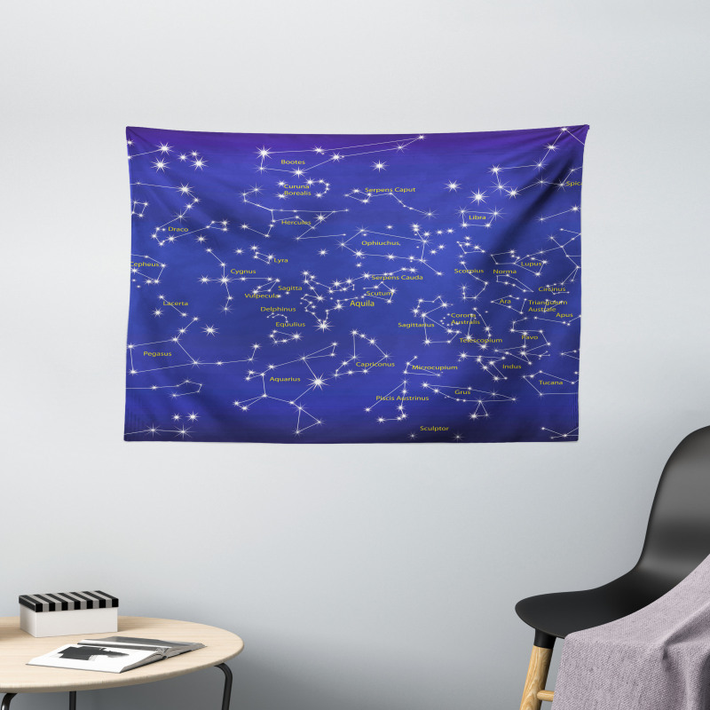 Names of Stars Wide Tapestry