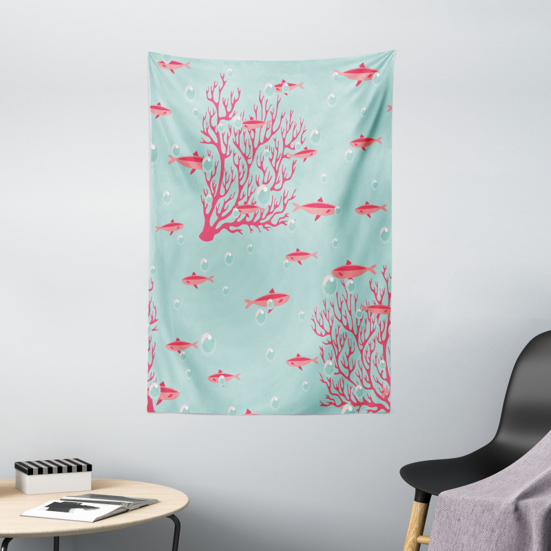 Fishes Coral Reef Aquatic Tapestry