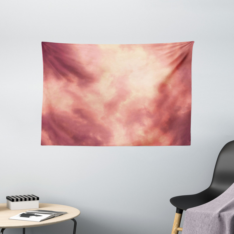 Majestic Evening Sky Soft Wide Tapestry