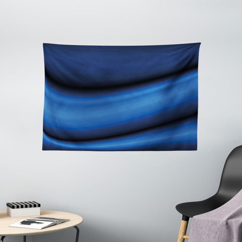 Abstract Wavy Blurry Wide Tapestry