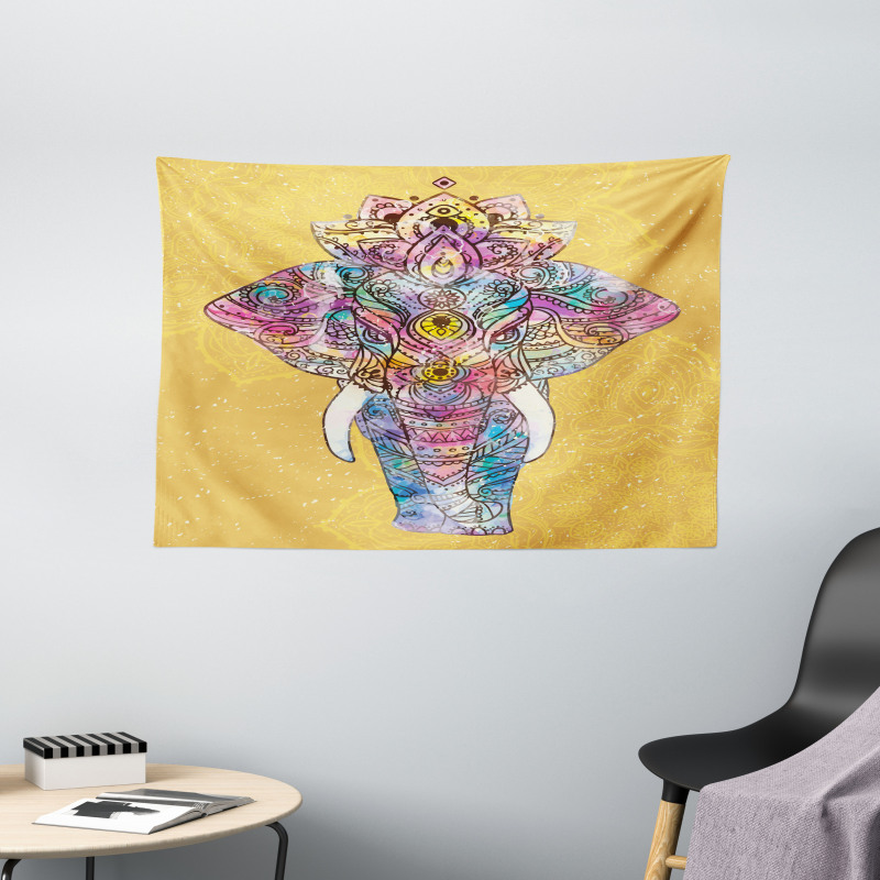Luck Symbol Wide Tapestry