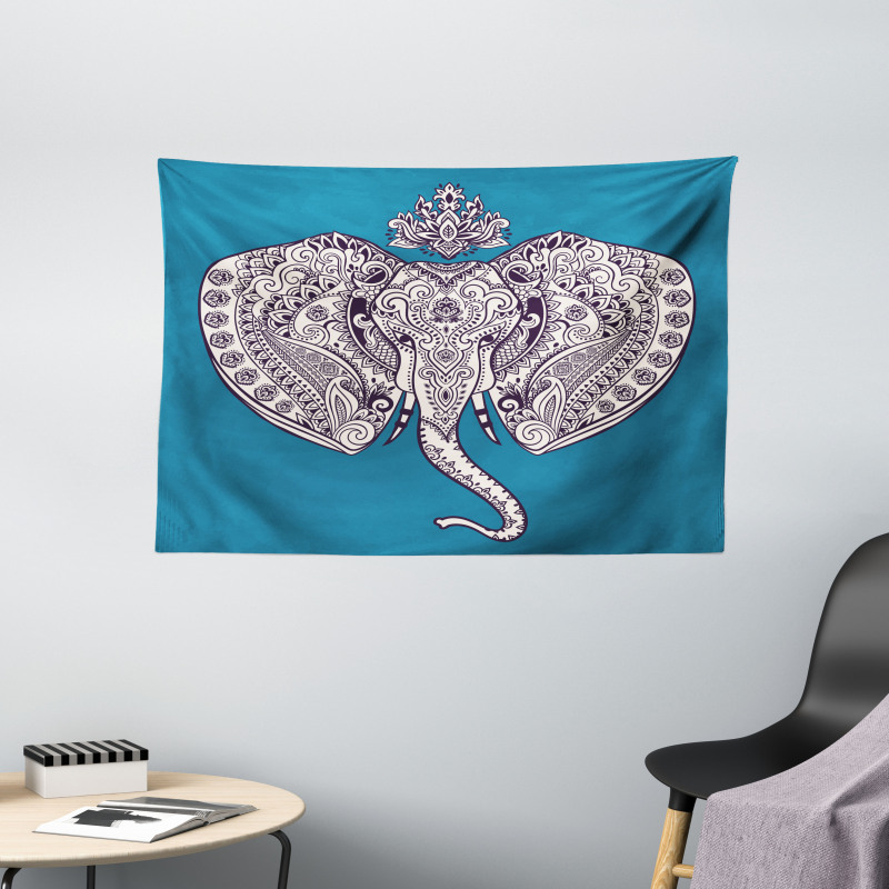 Ethnic Symbols Wide Tapestry