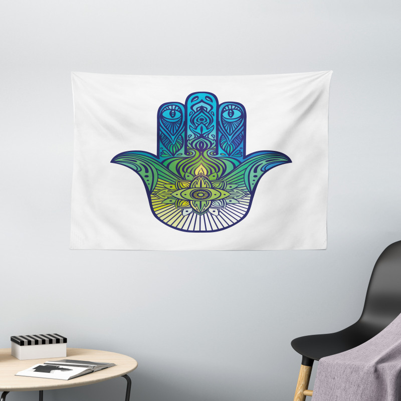 Vibrant Wide Tapestry