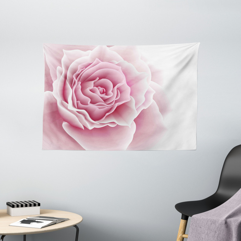 Rose Petals Beauty Wide Tapestry