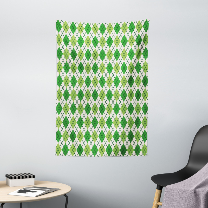 Classical Argyle Pattern Tapestry