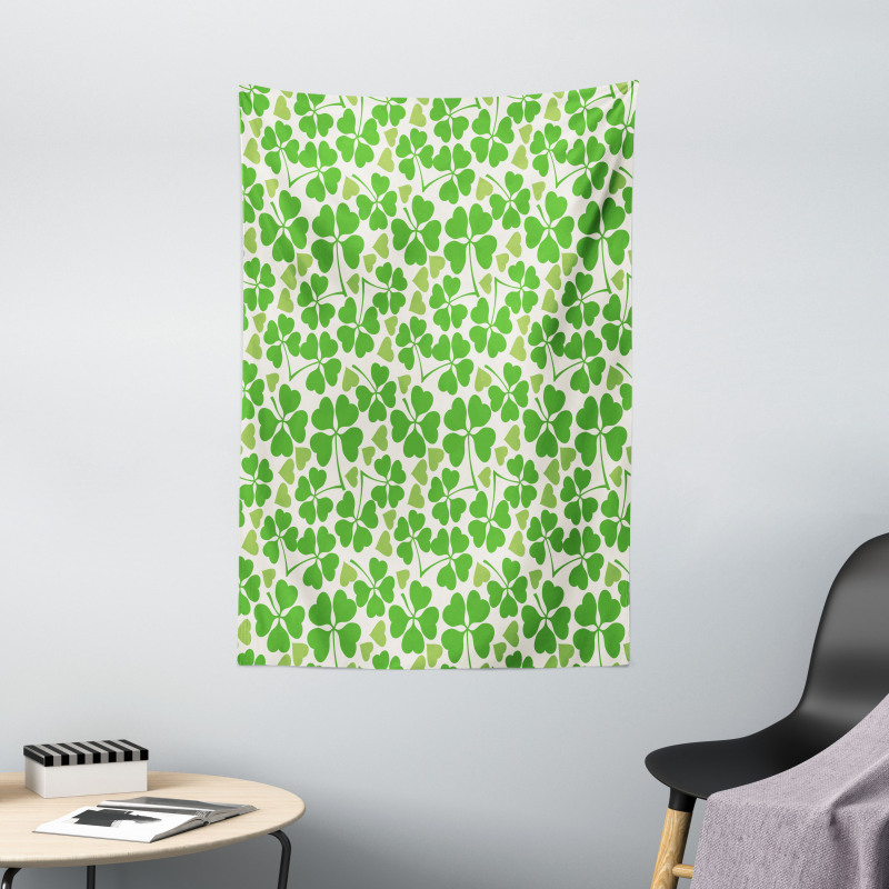 Gaelic Nature Clovers Tapestry