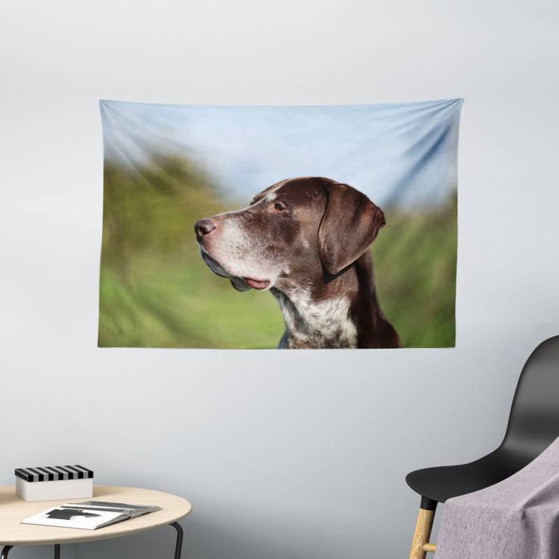 German Pointer Wide Tapestry