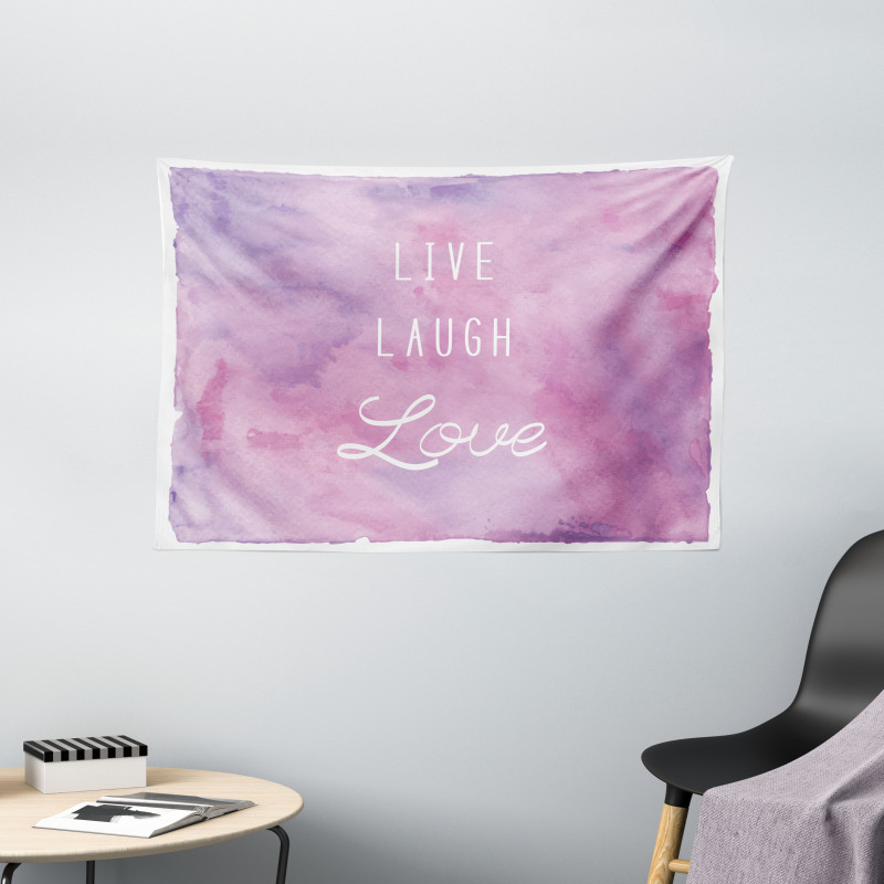 Dreamy Positive Wide Tapestry