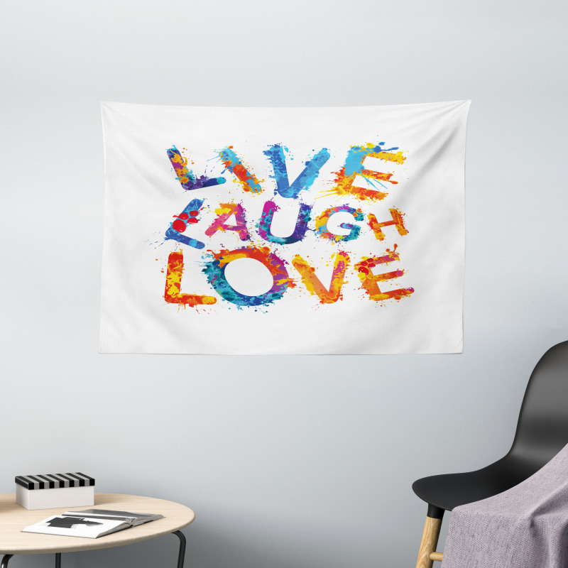 Joyful Words Wide Tapestry