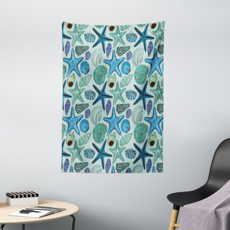 Tropical Shells Tapestry