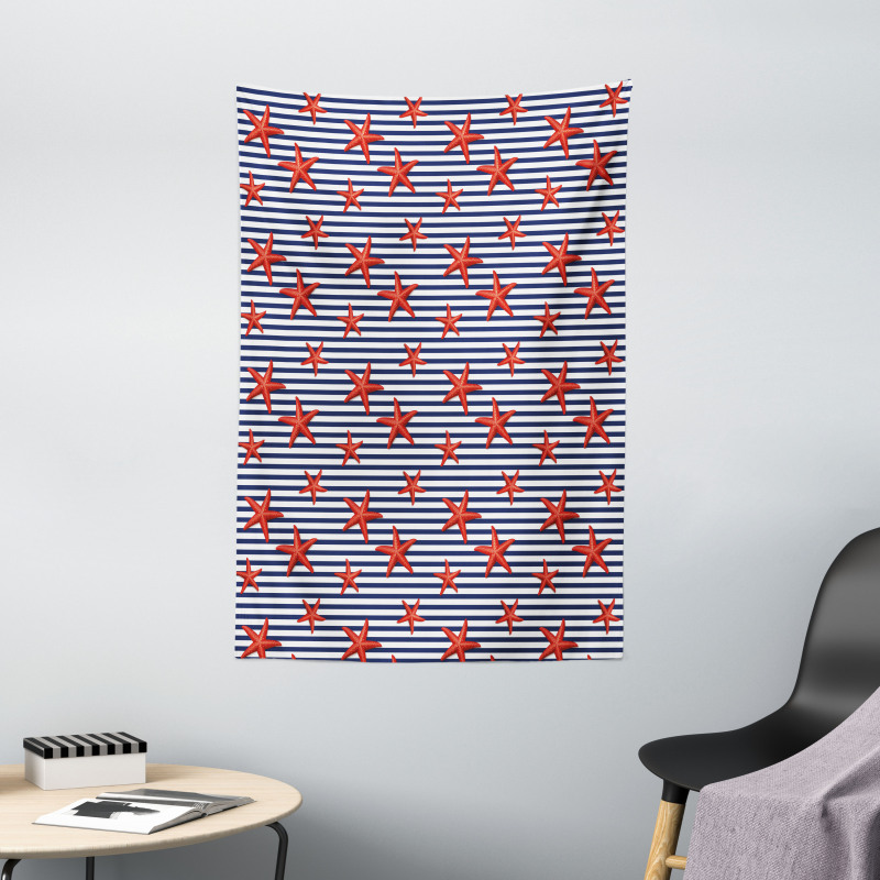 Maritime Themed Pattern Tapestry