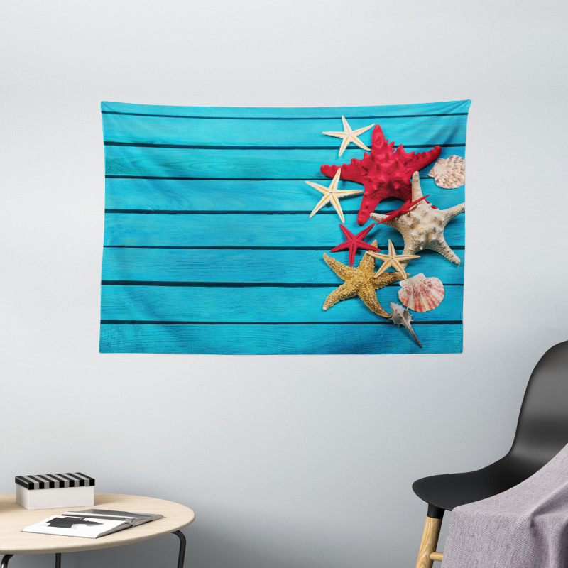 Different Shells Wide Tapestry