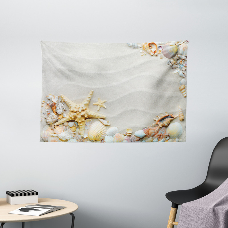Colorful Sand Wide Tapestry
