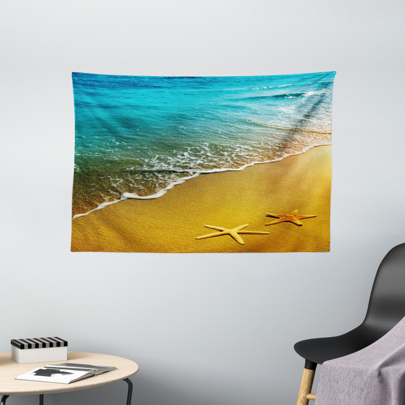 Summer Sunset Wide Tapestry