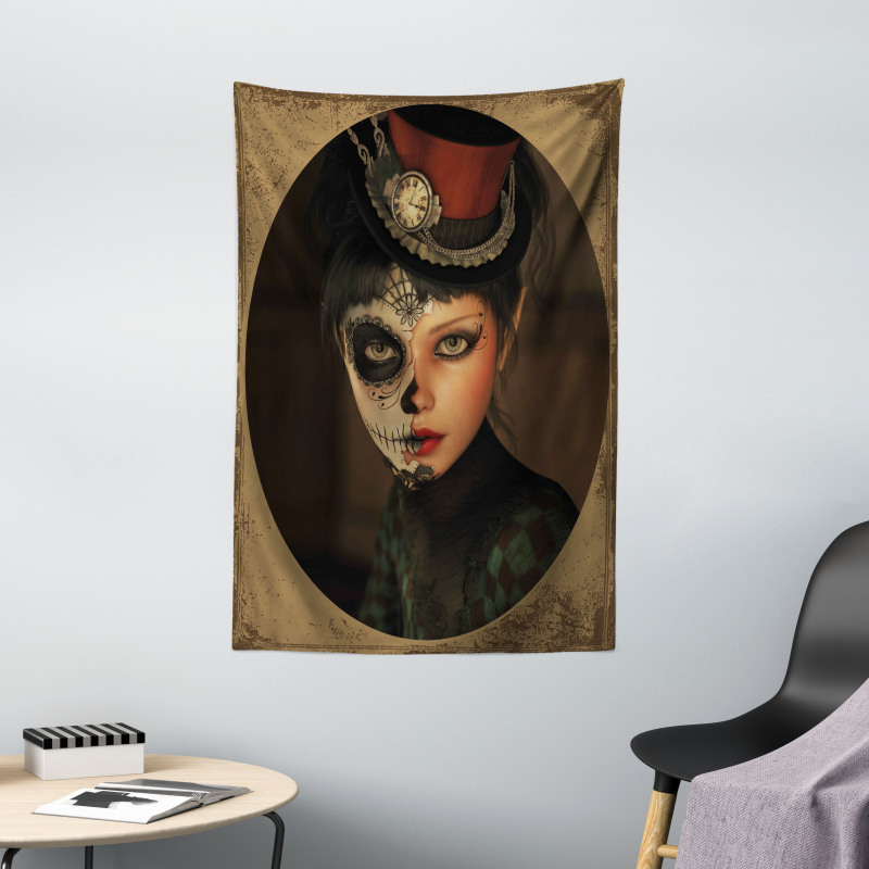 Antique Portrait Tapestry