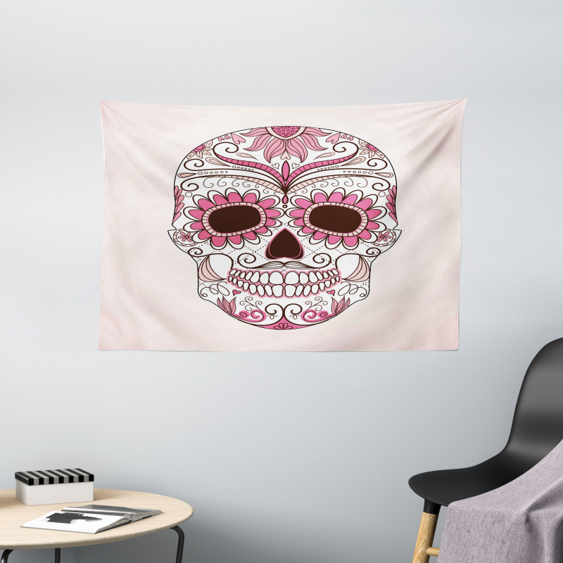 Mexican Ornaments Wide Tapestry