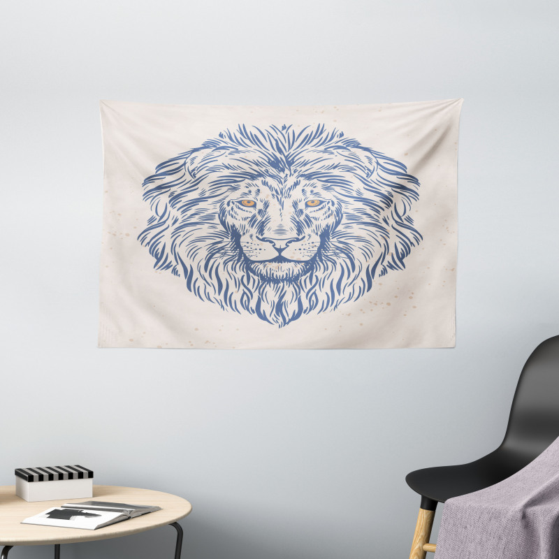 Animal Portrait Wildlife Wide Tapestry