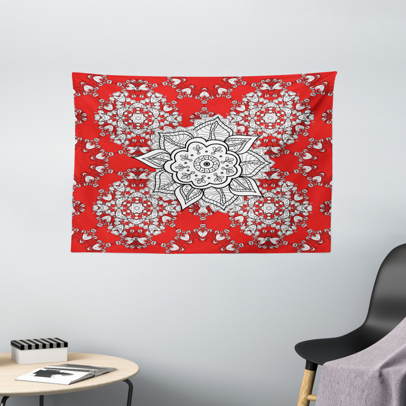 Doodle Wide Tapestry
