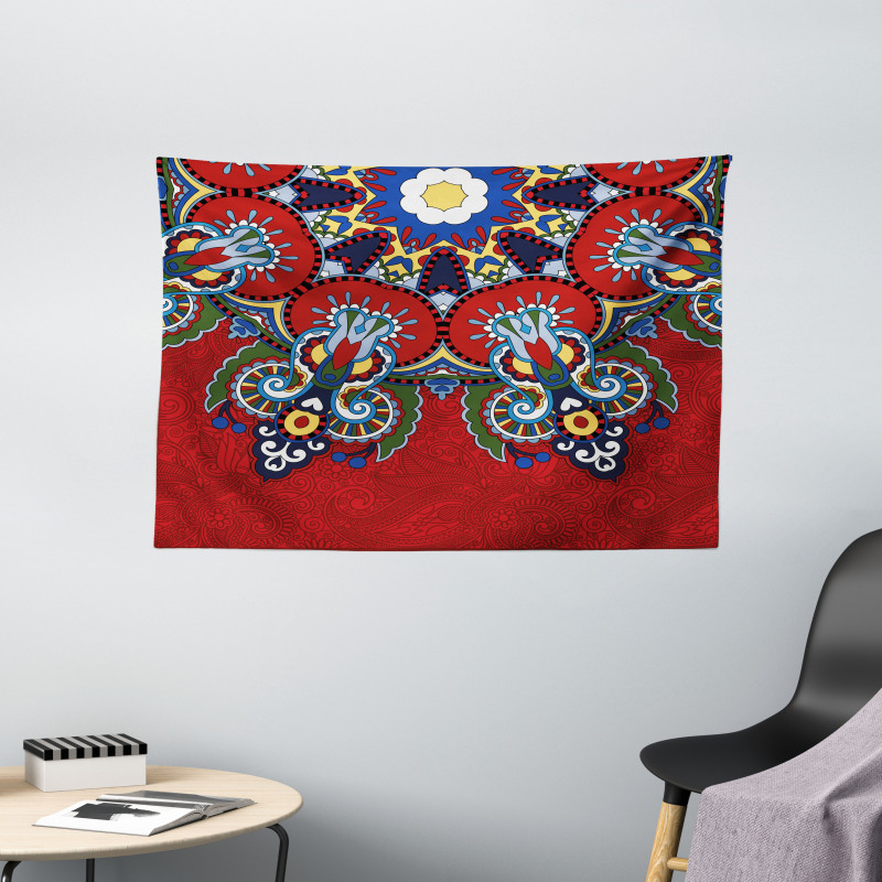 Ukranian Ethnic Wide Tapestry