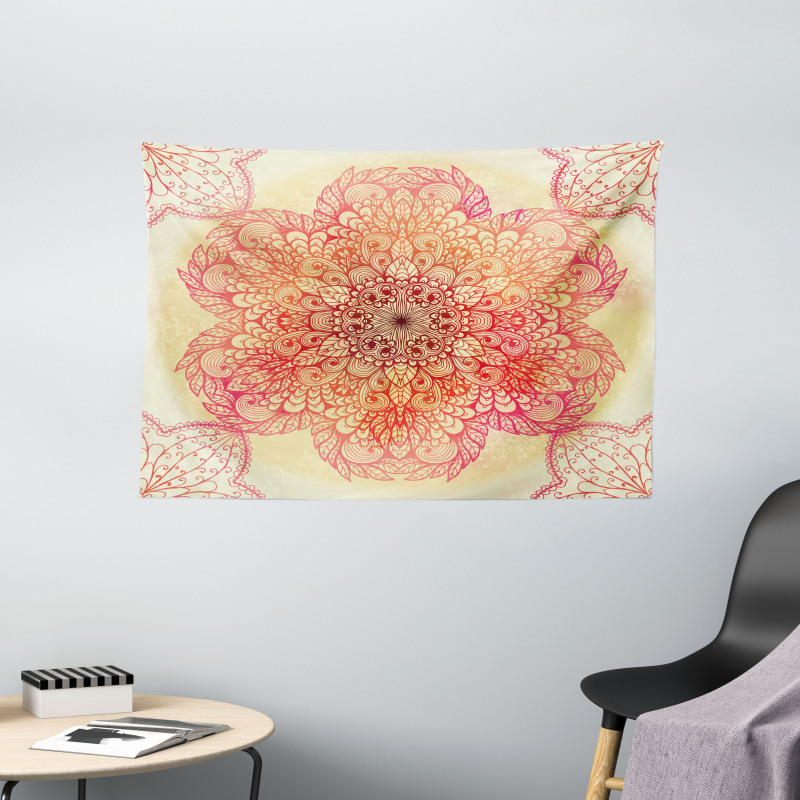 Blossom Flower Wide Tapestry