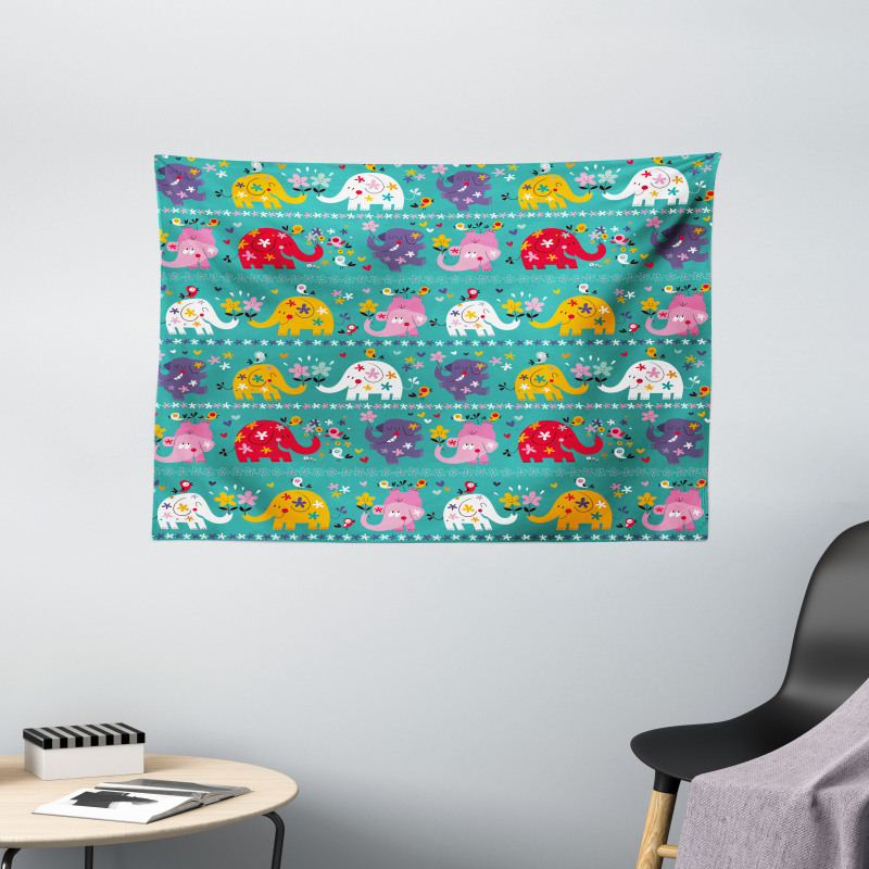 Joyful Nature Wide Tapestry