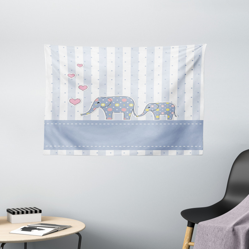 Happy Newborn Wide Tapestry