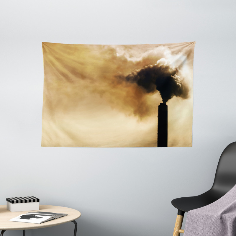 Heavy Smoke Wide Tapestry