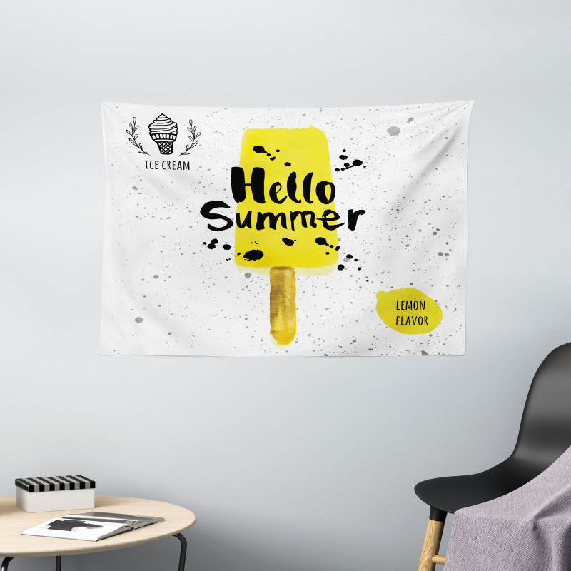 Lemon Flavor Wide Tapestry