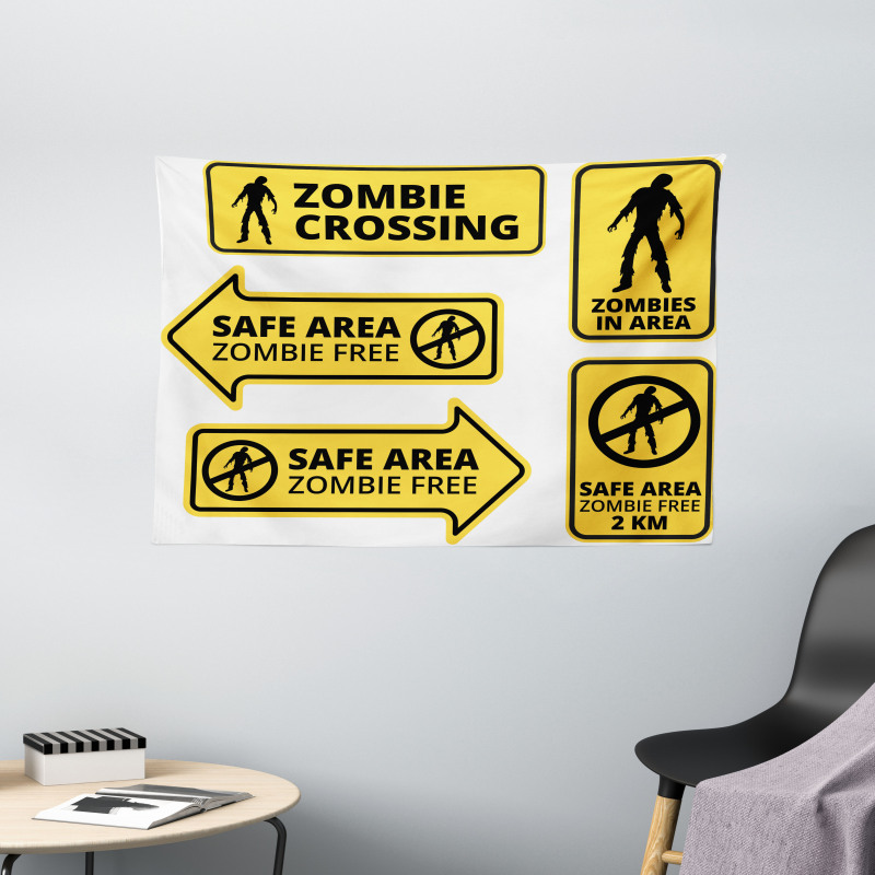 Safe Area Zone Wide Tapestry