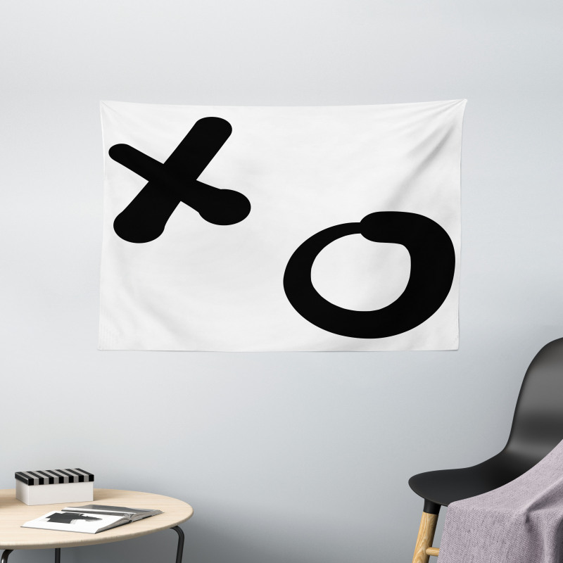 Simplistic Pattern Wide Tapestry