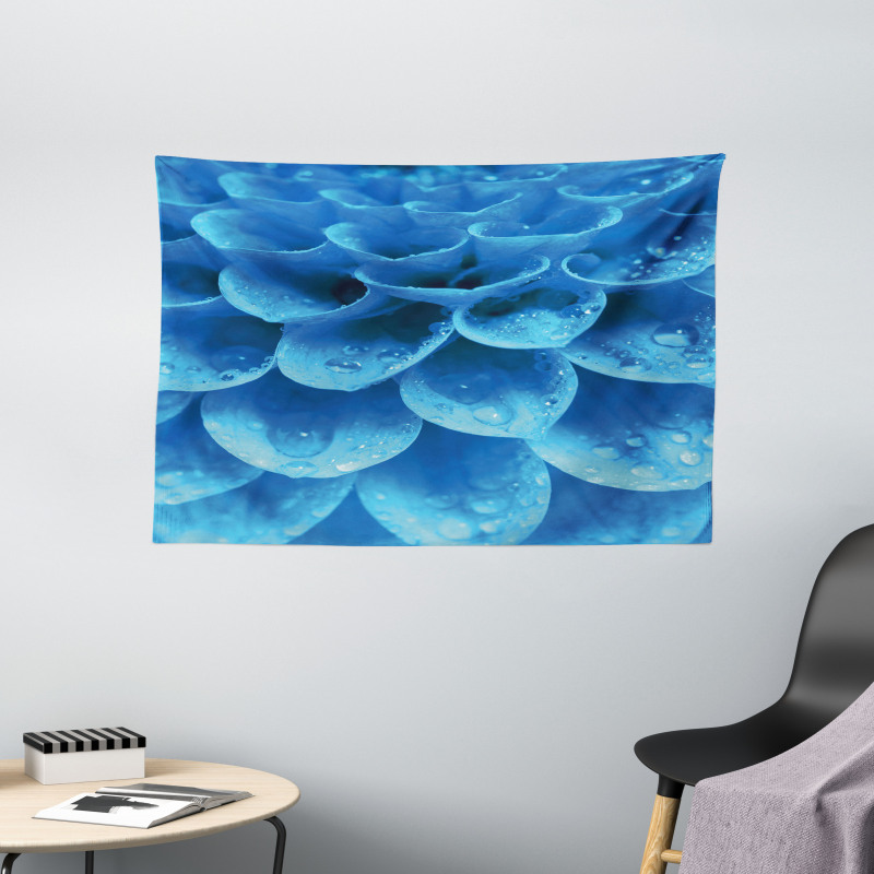 Gerbera Abstract Petals Wide Tapestry