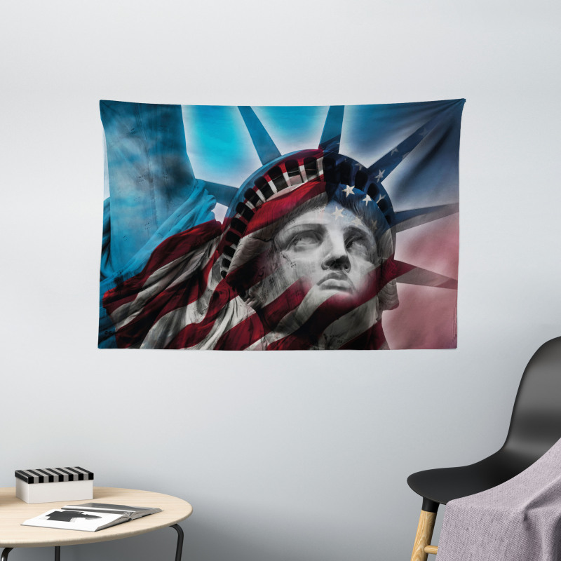 Liberty Freedom Wide Tapestry