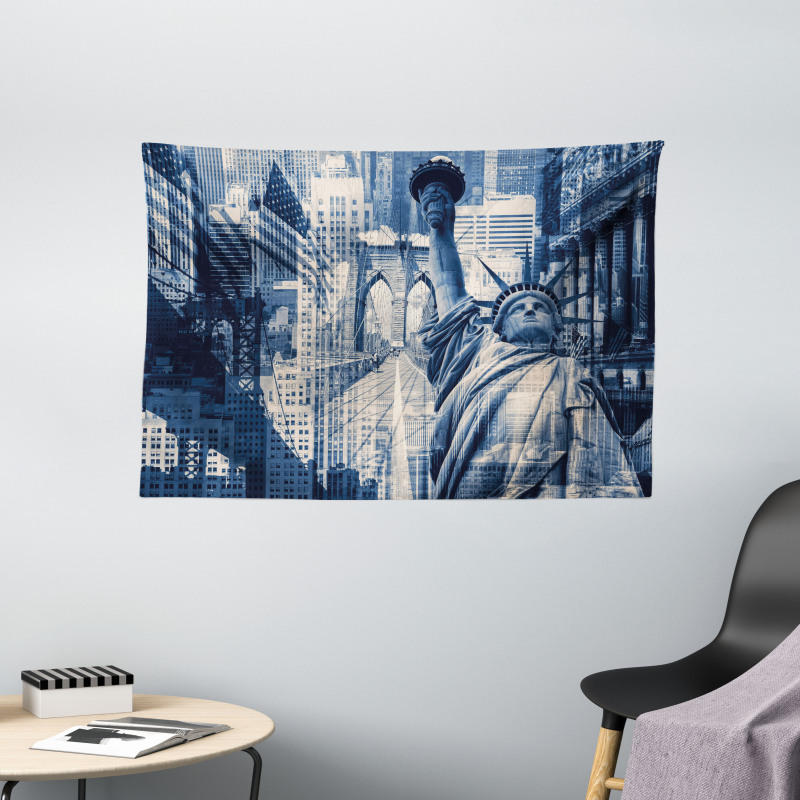NY Liberty Wide Tapestry