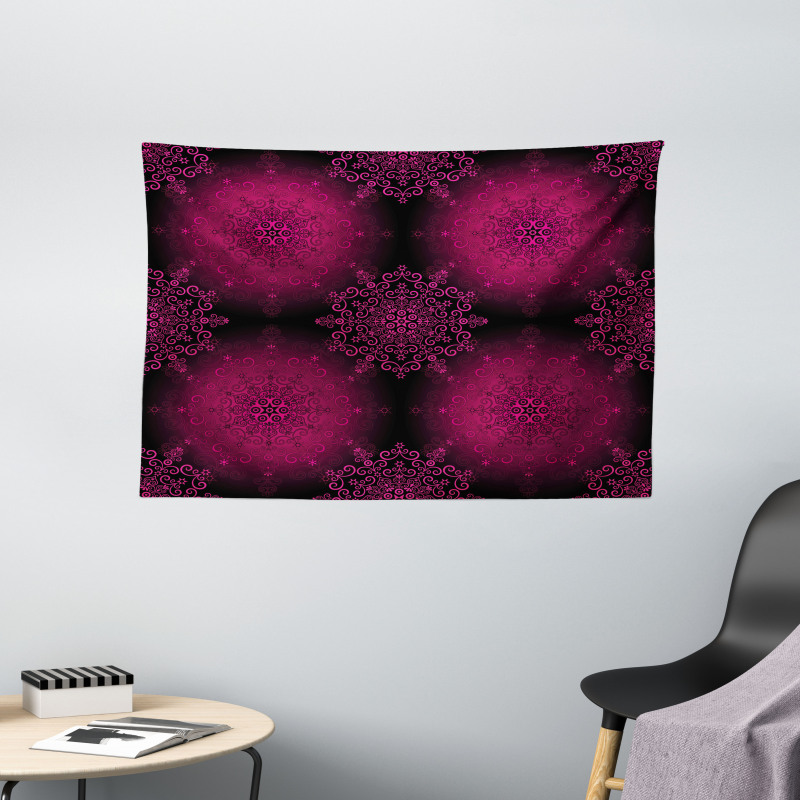 Psychedelic Boho Wide Tapestry