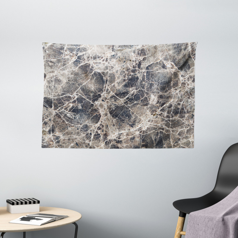 Ceramic Style Grunge Wide Tapestry