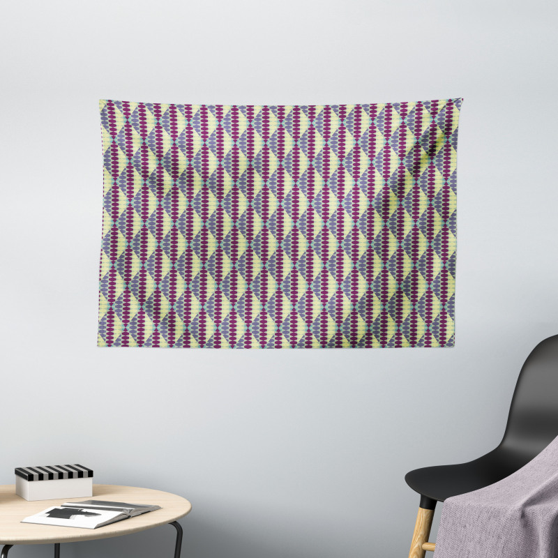 Abstract Geometric Wide Tapestry